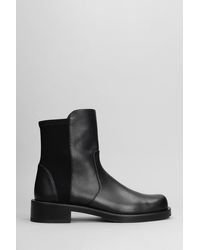 Stuart Weitzman - 5050 Bold Bootie Ankle Boots In Black Leather - Lyst