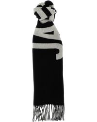 Jacquemus - Jacquemus Intarsia Logo Wool Scarf - Lyst