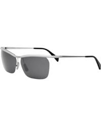 Celine - Sunglasses Square Semi Rim, Frame And Lens Cl40307U30N - Lyst