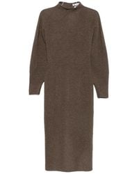 Max Mara - Balloon-Sleeve Midi Dress - Lyst