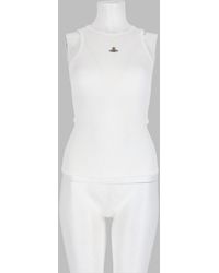 Vivienne Westwood - Logo Tank Top Viscose - Lyst