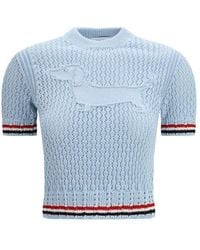Thom Browne - Cotton T-Shirt - Lyst