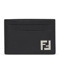 Fendi - Slim Squared Ff Card Holder - Lyst