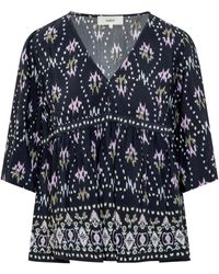 Ba&sh - Blouse With Scarf Style Print - Lyst