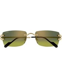 Cartier - Cartier Eyewear Ct0550S Rimless Gradient Lens Sunglasses - Lyst