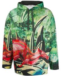 Valentino - Red Dragon Hooded Sweatshirt - Lyst