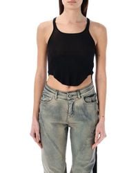 Rick Owens - Cropped Tank Top - Lyst