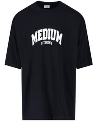 Vetements - Medium' T-shirt - Lyst