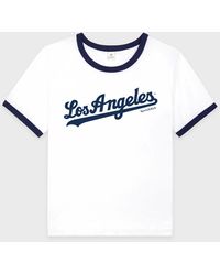 Sporty & Rich - Dodgers Ringer Tee - Lyst