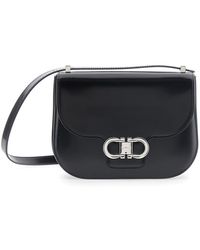 Ferragamo - Crossbody Bag Gancini Leather Calf Shoulder - Lyst