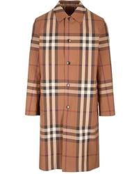 Burberry - Reversible Trench Coat With Check Motif - Lyst
