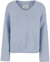 Loulou de Saison - Cashmere Wide Neck Sweater Tops - Lyst