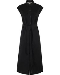 Barbour - Birdie Sleeveless Midi Dress - Lyst