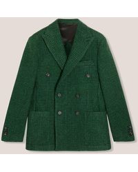 Doppiaa - Aaradeo Checked Double Breasted Jacket - Lyst