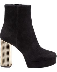 Michael Kors - Maxine Suede Ankle Boot - Lyst