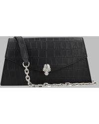 McQueen - Mini Shoulder Bag Skull Calf Leather - Lyst