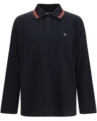 Vivienne Westwood - Oversized Long-Sleeve Polo - Lyst