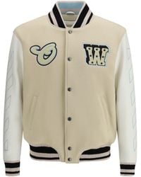 Off-White c/o Virgil Abloh - Varsity Star Logo Jacket - Lyst
