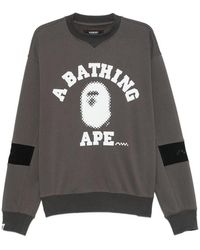 A Bathing Ape - Crewneck Sweatshirt - Lyst