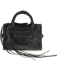 Balenciaga - Le City Nano Handbag Lamb Ovis Aries Handbags - Lyst