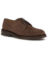 Brunello Cucinelli - Suede Lace-Up Shoes Calf Leather (Bos Taurus) - Lyst