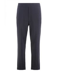 Moncler - Cotton-Blend Straight Track Pants Cotton; Modal; Polyester - Lyst