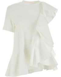 Alexander McQueen - Cotton Blouse - Lyst