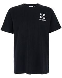 Off-White c/o Virgil Abloh - Crew-Necktshirt With Logo On Front - Lyst