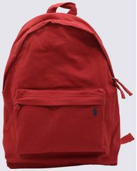 Polo Ralph Lauren Red Cotton Backpacks for Men | Lyst
