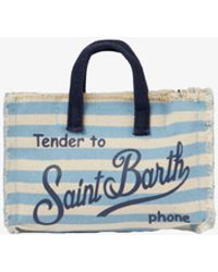 Mc2 Saint Barth - Phone Holder Bag With Striped Print - Lyst