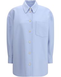 Fabiana Filippi - Long Shirt Double Wool Fleece Ovis Aries - Lyst