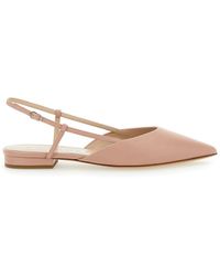 Casadei - Pink Slingback With Straps In Leather Woman - Lyst