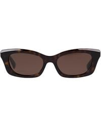 Alexander McQueen - Geometric Sunglasses With Mcqueen Logo - Lyst