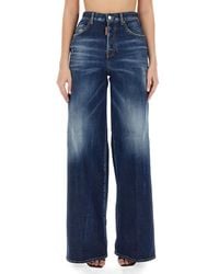 DSquared² - Wide Leg Jeans Size 40 - Lyst