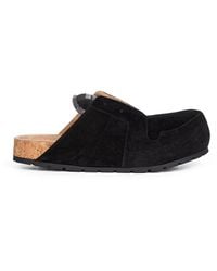 Balenciaga - Suede Calfskin Dumbo Mules - Lyst