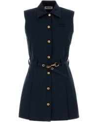 Miu Miu - Poplin Mini Dress - Lyst