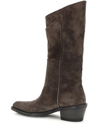 KHAITE - Boots Clive Suede - Lyst
