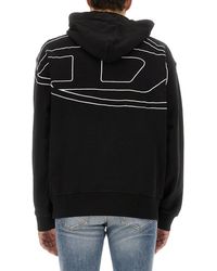 DIESEL - Sweatshirt With Logo Cotton T-Shirts - Lyst