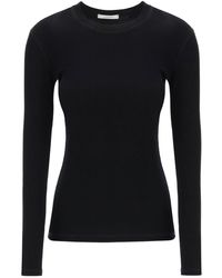 Lemaire - Long Sleeved Crewneck T-Shirt - Lyst