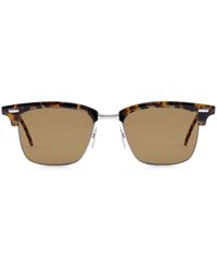 Thom Browne - Rectangular Dark Sunglasses - Lyst