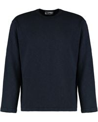 Stone Island - Long Sleeve Cotton Jersey T-Shirt T-Shirts - Lyst