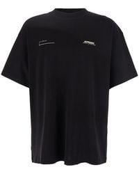 Represent - 'Patron Of The Club' Crewneck T-Shirt With Front And Back Logo Print - Lyst