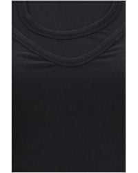 ALAINPAUL - Multi Layered Tank Top Lyocell; Cotton; Elastane - Lyst