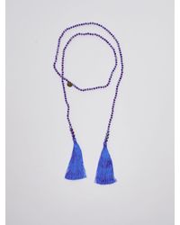 Maliparmi - Collana Beaded Scarf Necklace - Lyst
