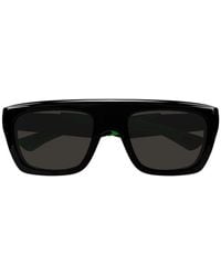 Bottega Veneta - Sunglasses Rectangle Full Rim, - Frame And Lens Bv1232S001 - Lyst