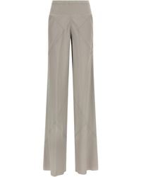 Rick Owens - Acetate Flared Pants - Lyst