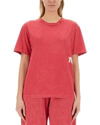 T By Alexander Wang - T-Shirt With Logo - Lyst