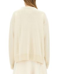 Jil Sander - Regular Fit Wool Cashmere Sweater - Lyst