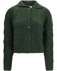 Allude - Cashmere And Silk Sweater With Buttons Kashmir/Capra Hircus - Lyst