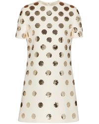 Valentino - Sequin-Embellished Dress - Lyst